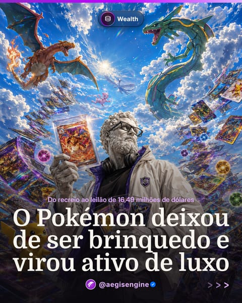 Pokémon virou ativo de luxo.